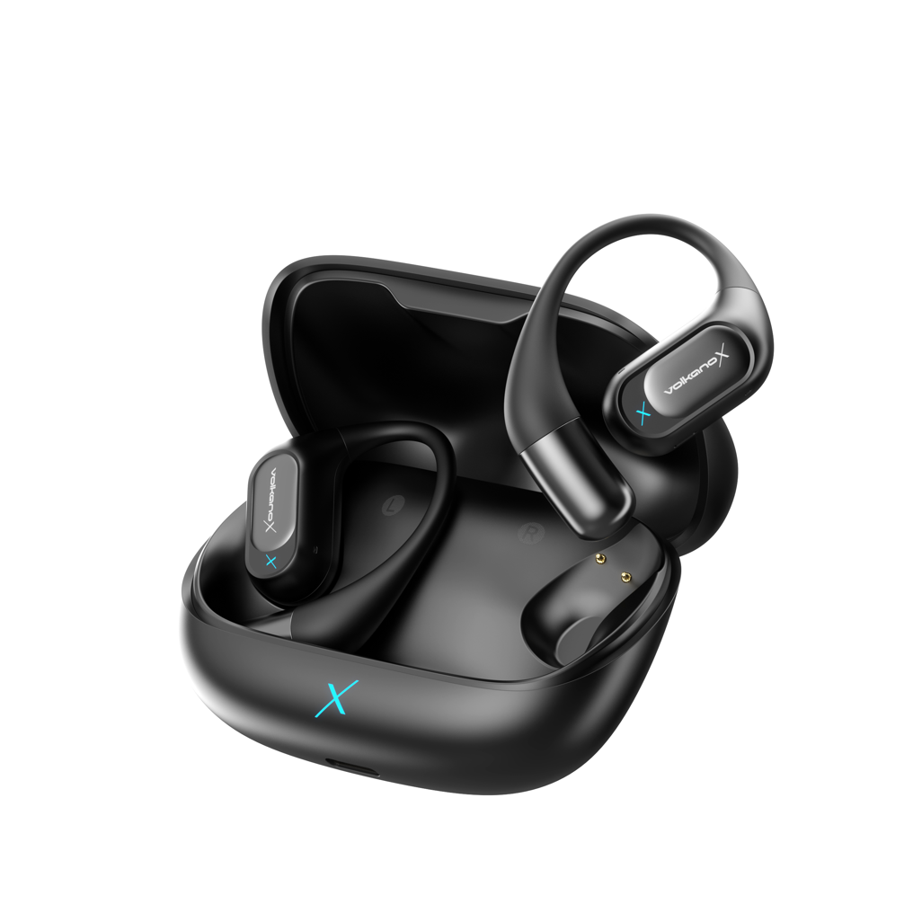 VolkanoX O300 Air Conduction OWS Earphones - Black