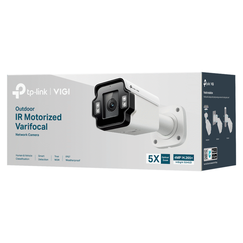 VIGI 4MP Outdoor IR Motorized Varifocal Bullet Network Camera