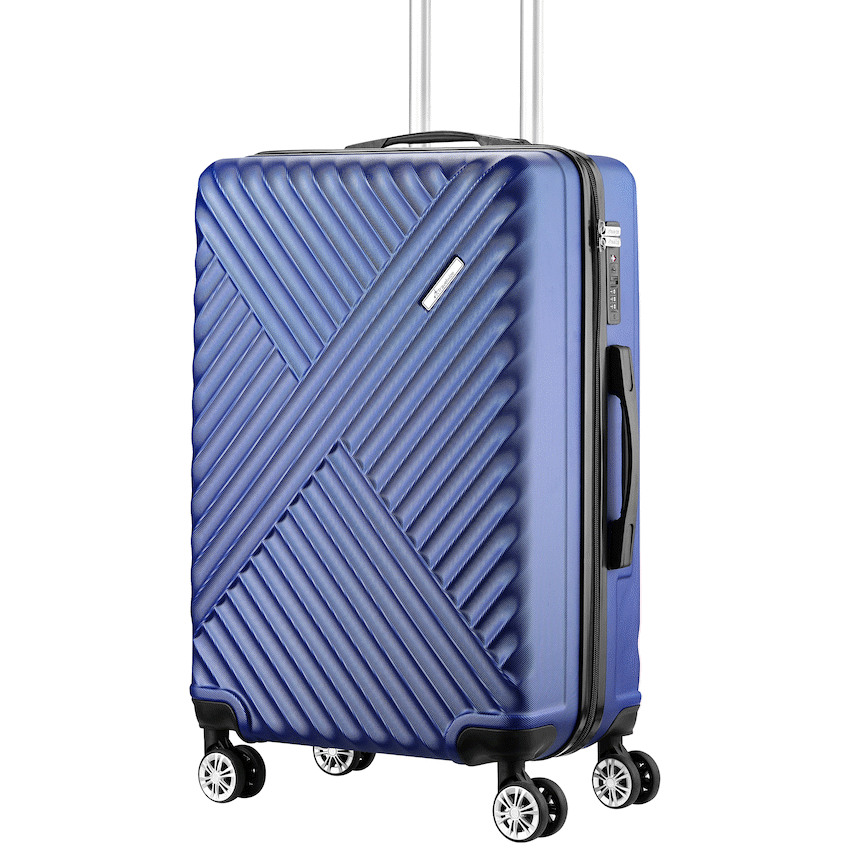 Travelwize Astra ABS 67cm 4-Wheel Spinner Luggage - Navy