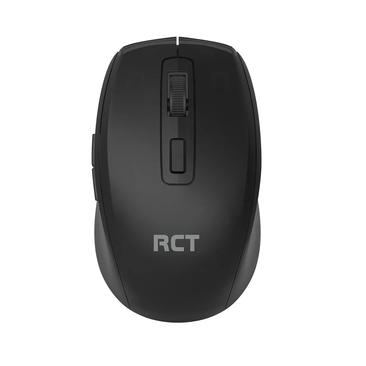 RCT 2.4GHz Wireless Optical Mouse | 6-Button | Silent Click | Adjustable DPI (800/1200/1600) | USB Receiver | Black
