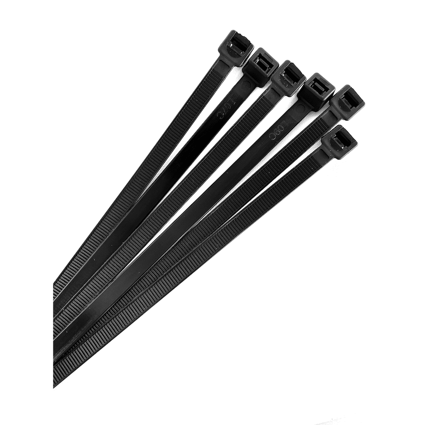 Ellies Cable Tie 7.9mm  X 400mm -  100 PACK SIZE - BK