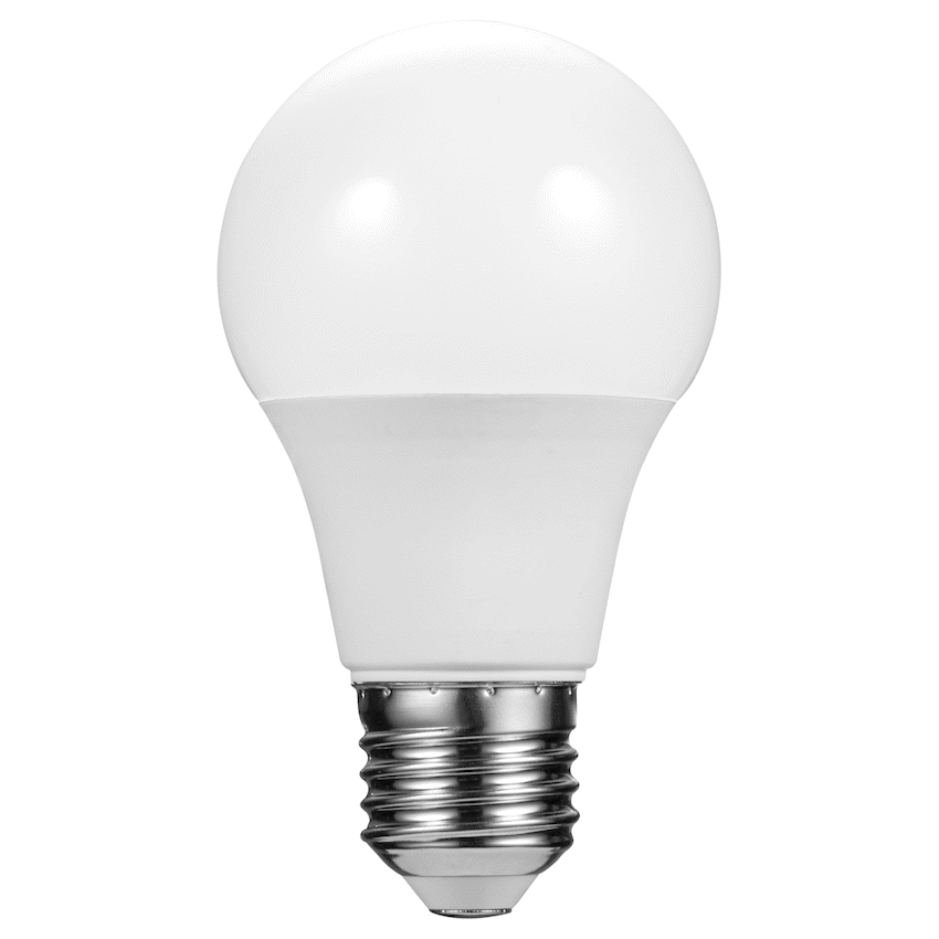 Switched 7w A60 Light Bulb E27 - Warm White