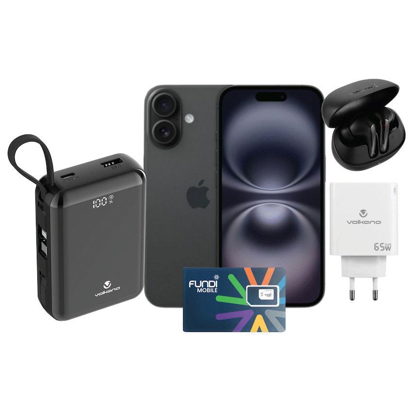 IPHONE 16 128GB BLACK(Cellular Bundle)