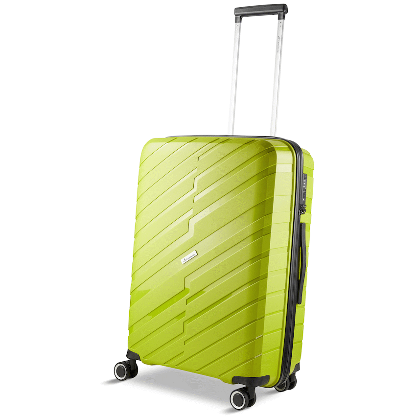 Travelwize Java PP 4-Wheel Spinner 55cm Luggage - Lime