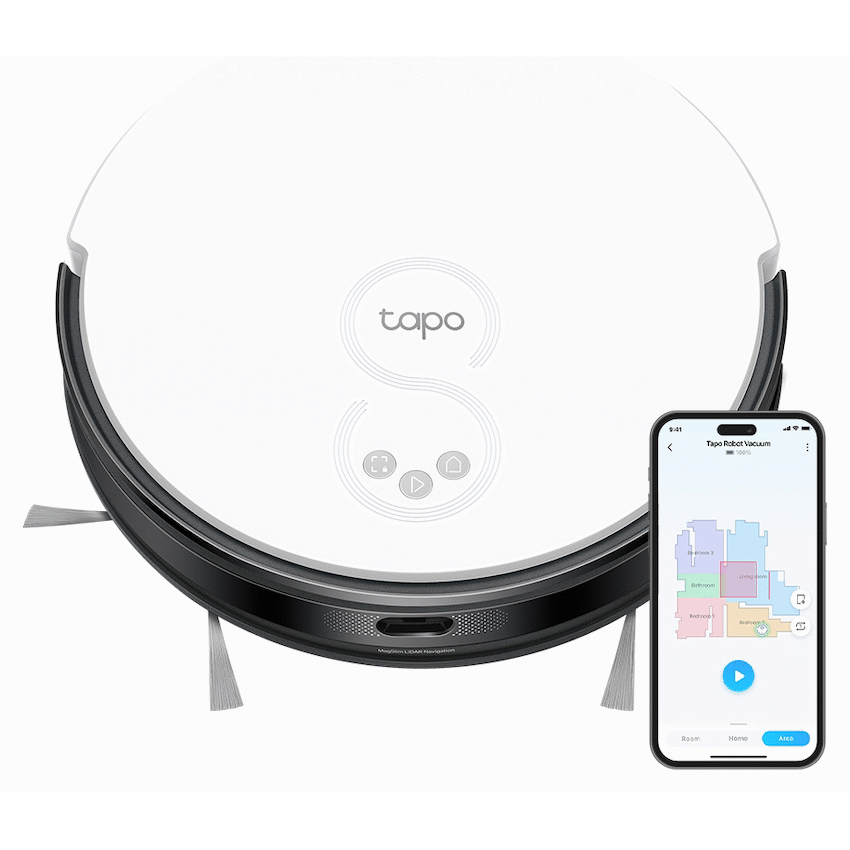 TP-Link Tapo RV20 Robot LIDAR Vacuum, 2600 mAh
