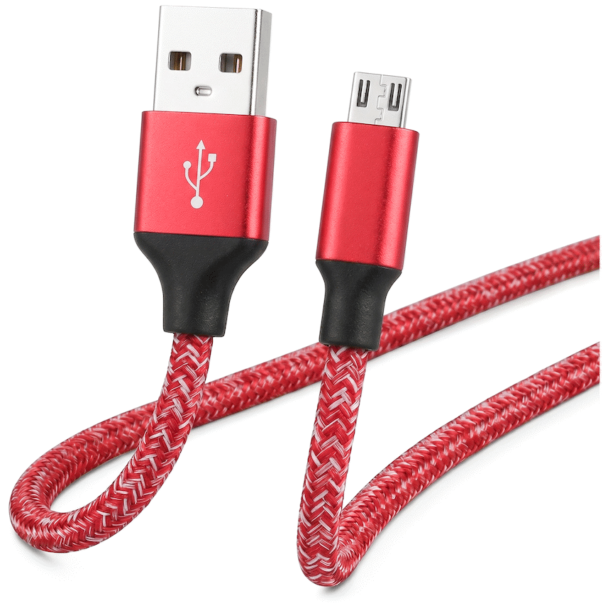Volkano Fashion Series Micro USB Cable 1.8m Assorted