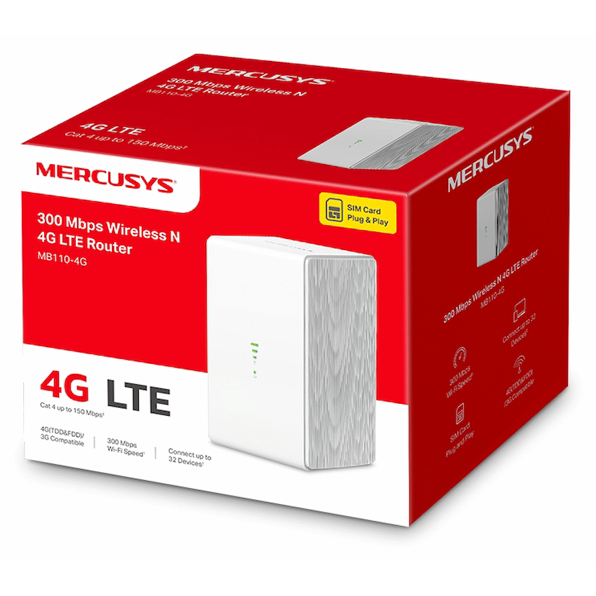300Mbps Wireless N 4G LTE Router