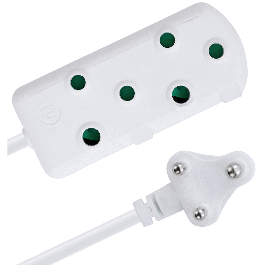 Ellies Side-by-Side Heavy-Duty Extension Lead - 5m