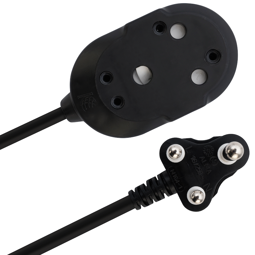 Ellies Back to Back Light Duty Extension Lead - 5m