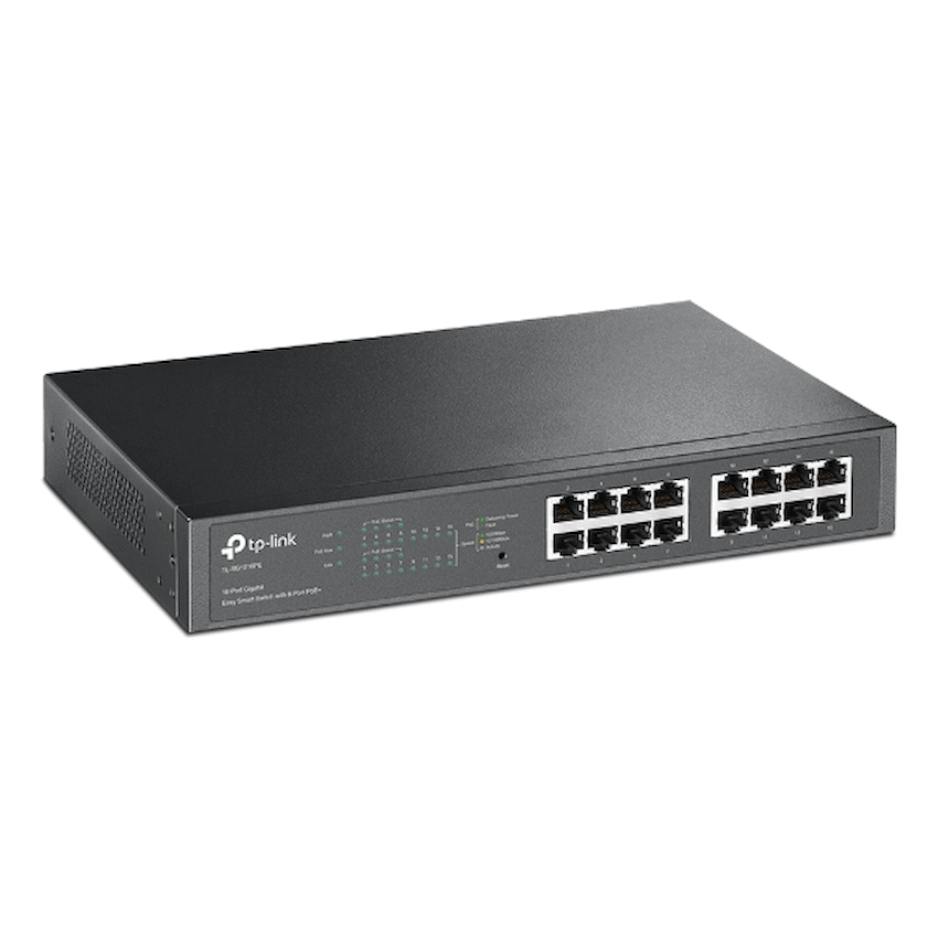 TP-Link TL-SG1016PE 16-Port Gigabit Easy Smart Switch with 8-Port PoE+