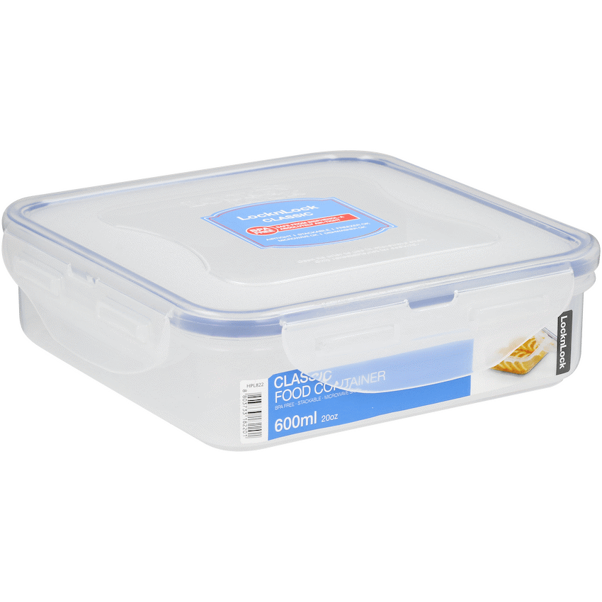 LocknLock square container 600ml ( Order in Qty of 4)