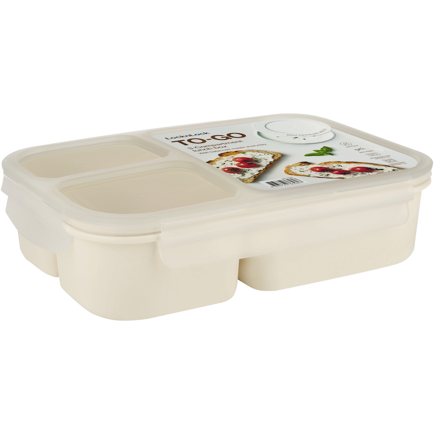 LocknLock To-Go Lunch Box 1.5lt - White