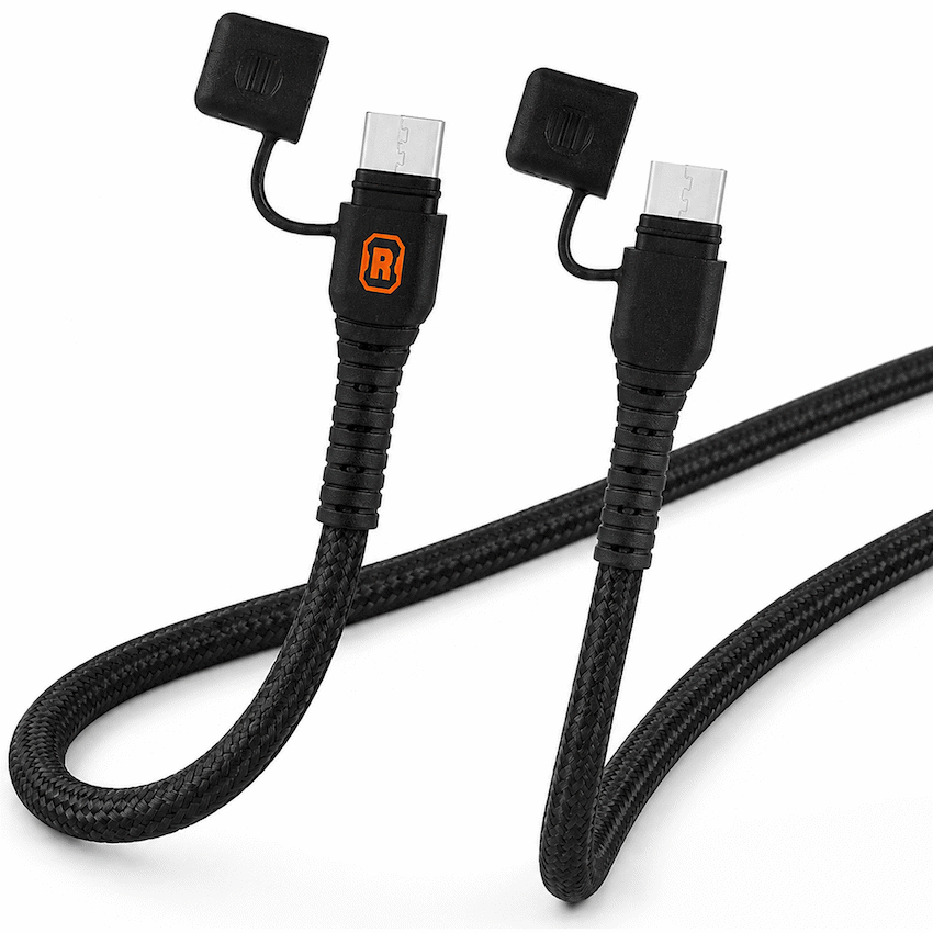 Rugged by Volkano Water- and Dust-Proof Type-C to Type-C Cable - 1.2m