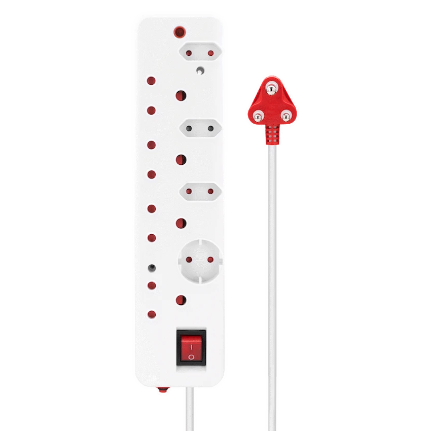 Ellies 8-Way Medium Surge Multiplug 0.5m