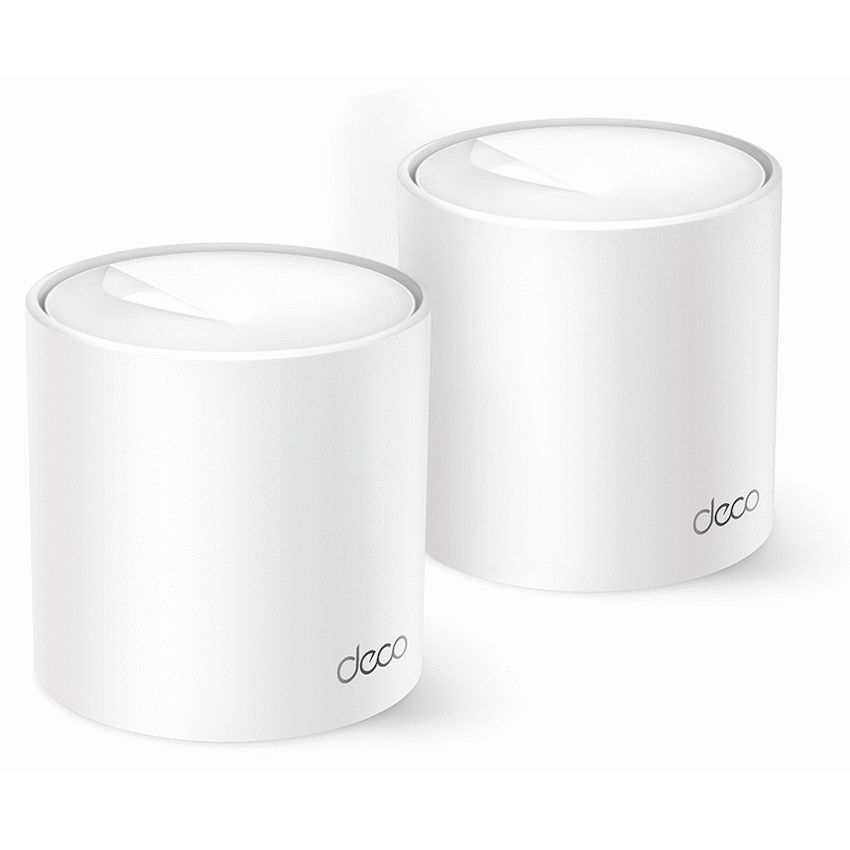 TP-Link Deco X10 (2-Pack) AX1500 Whole Home Mesh Wi-Fi 6 System (Tri-Band)
