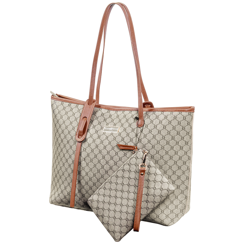 Supanova Zafira 15.6" Laptop Tote Bag Brown