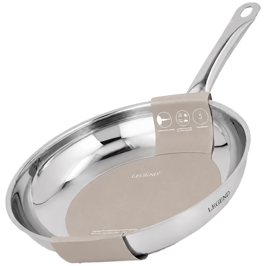 Legend Prof Chef 28cm Stainless Steel Frying Pan