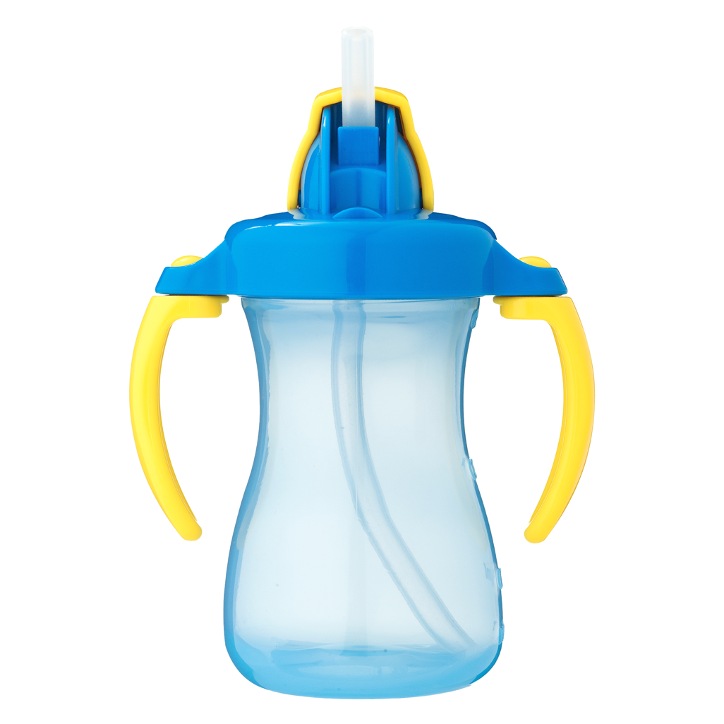 PIGEON PETITE STRAW BOTTLE 150ML BLUE