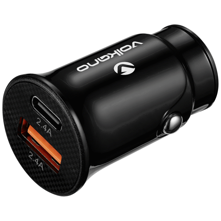 Volkano On-The-Go Dual USB Car Charger 12w