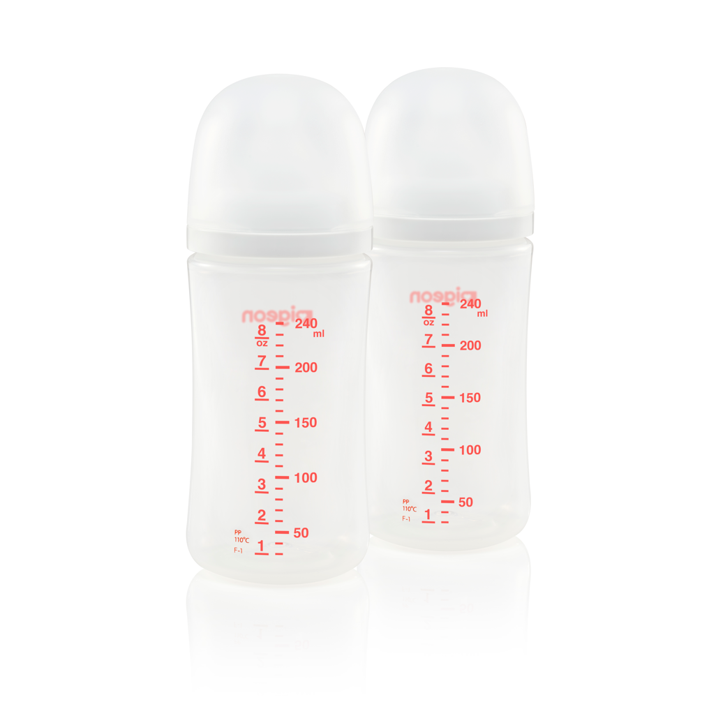 Pigeon SofTouch Nursing Bottle 240ml - Twin Pack