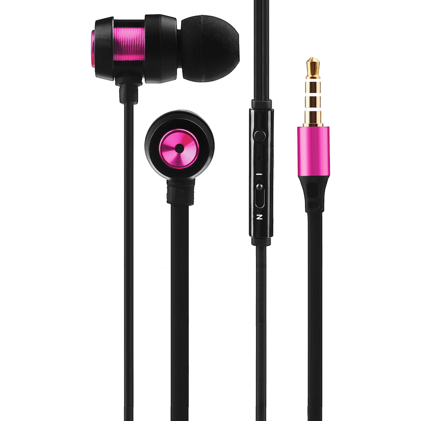 Volkano Alloy series metal earphone - Purple