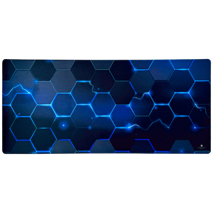 Everfurn Premium Geometric Large Desk Mat - Non-Slip - Polyester