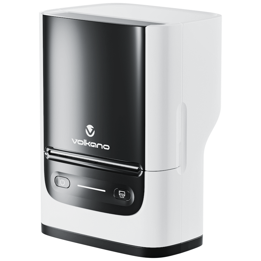 Volkano LabelPro Duo Series Thermal Dual Size Label Printer - Black and White