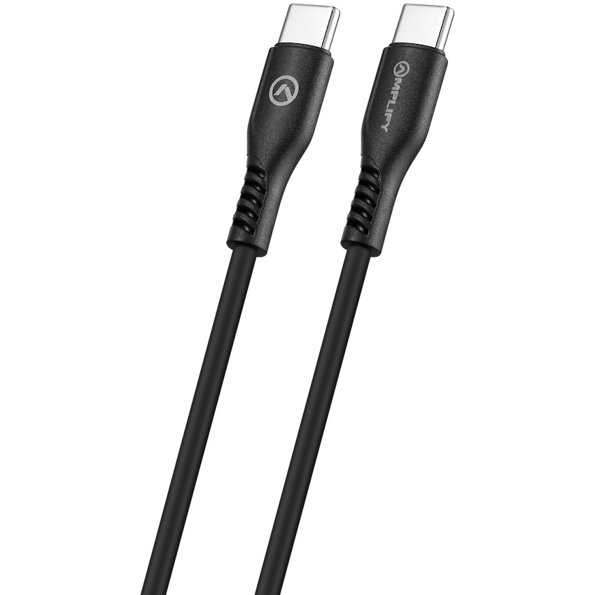 Amplify CoreCharge 1.2m USB-C to USB-C Cable - Black