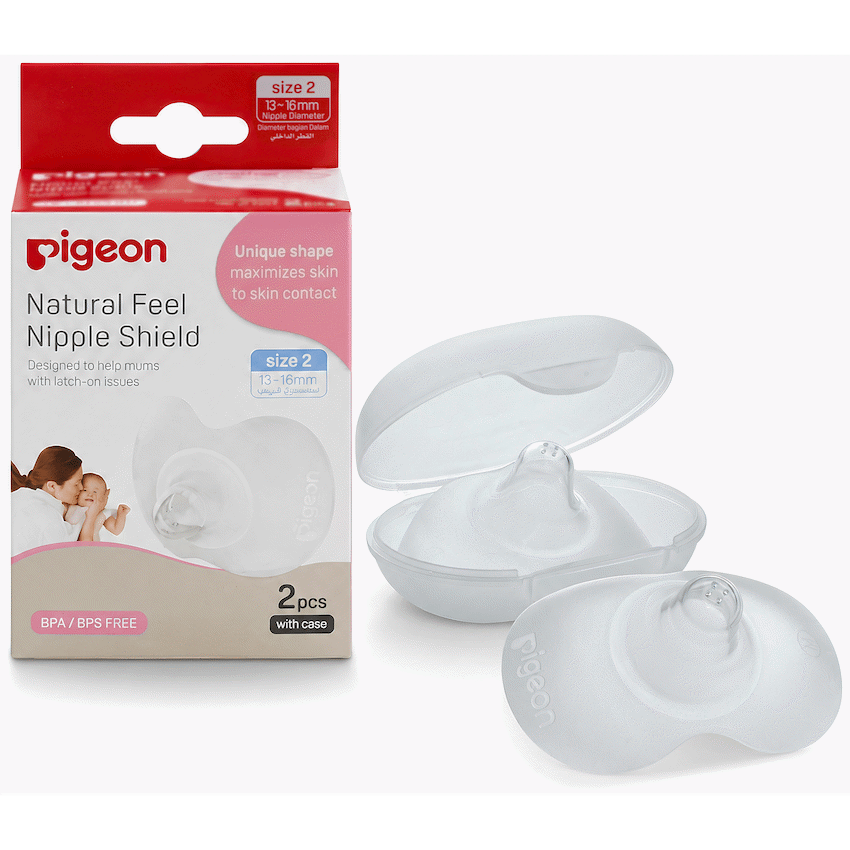Pigeon - Silicone Nipple Shield (M) (Size 2) (2 Pc)
