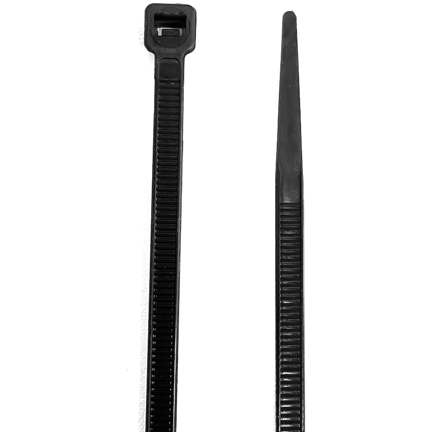 Ellies Cable Tie 4.8mm X 400 50mm - 50 PACK SIZE - BK
