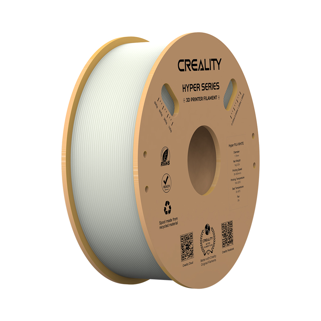 Creality Hyper PLA High-Speed White Filament 1kg