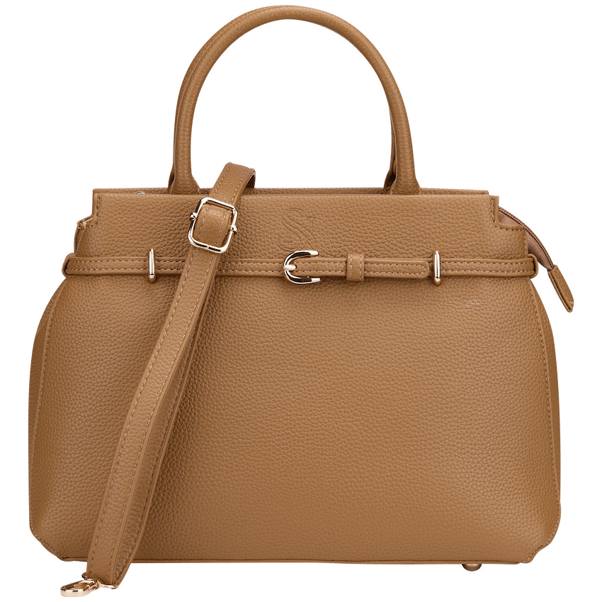 Supanova Hariette Ladies Handbag - Mustard Brown