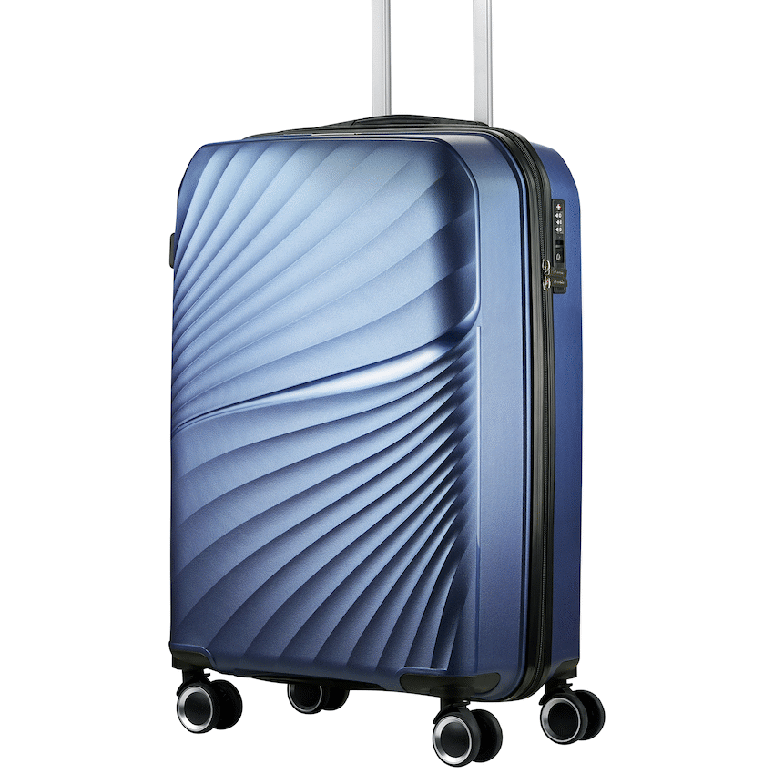 Travelwize Quartz PP 66cm 4-Wheels Spinner Luggage - Navy