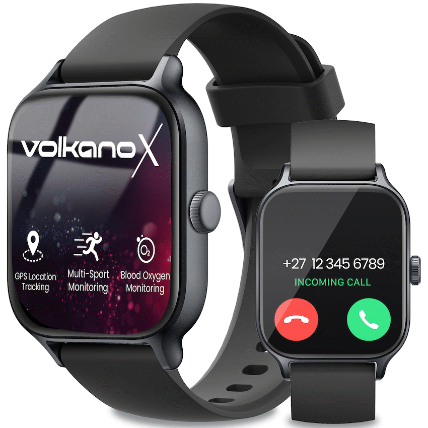 VolkanoX Kronis Series GPS Smartwatch - Black