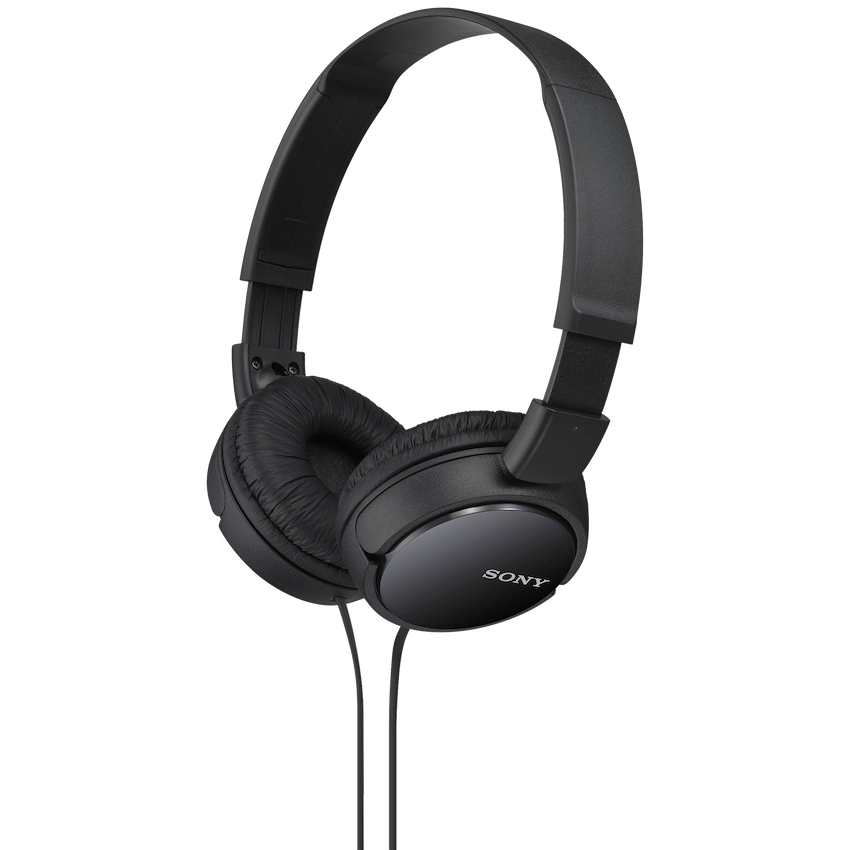 Sony MDR-ZX110 Foldable Headphones - Black