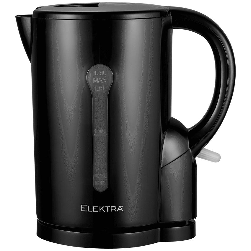 Elektra 1.7l Plastic Cordless Kettle - Black