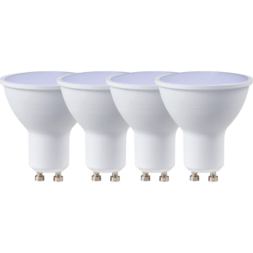 Switched 3w GU10 Rechargeable LED Light Bulb - WW- 4 Pack