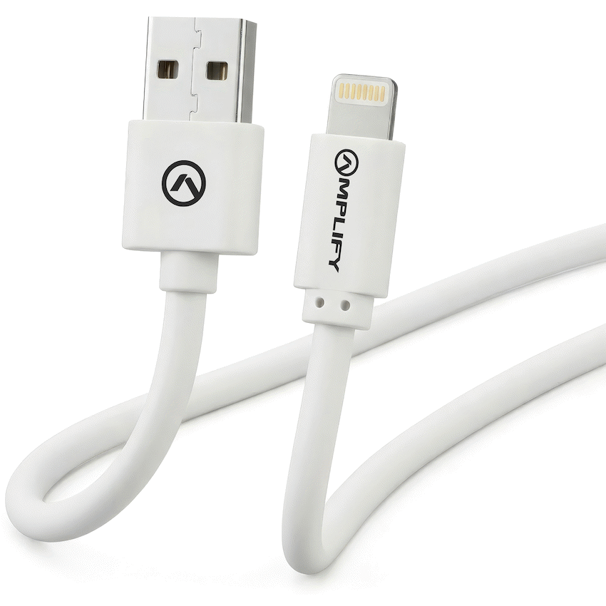 Amplify Lightning Charging Cable for iPhone & iPad (10W) - White