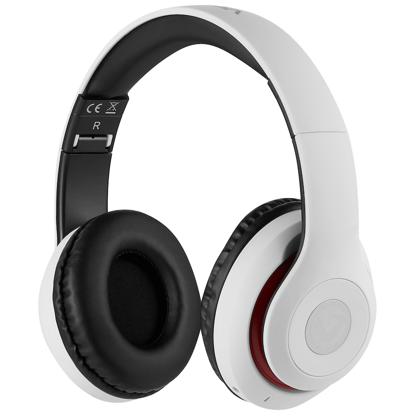 Volkano Impulse Series Bluetooth Headphones - White