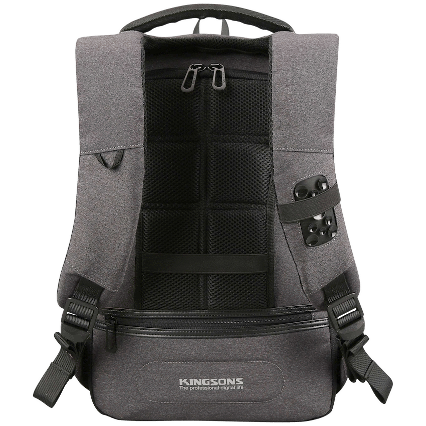 15.6" Kingsons Dark Grey Backpack