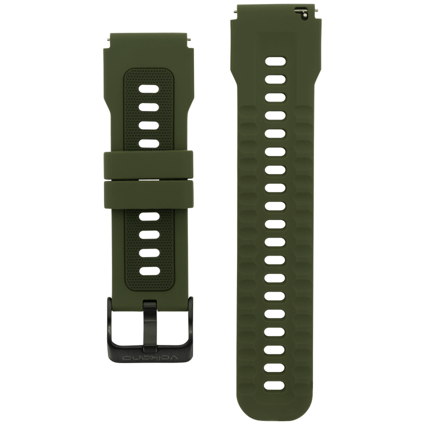 Universal Silicone 22mm Watch Strap - Green