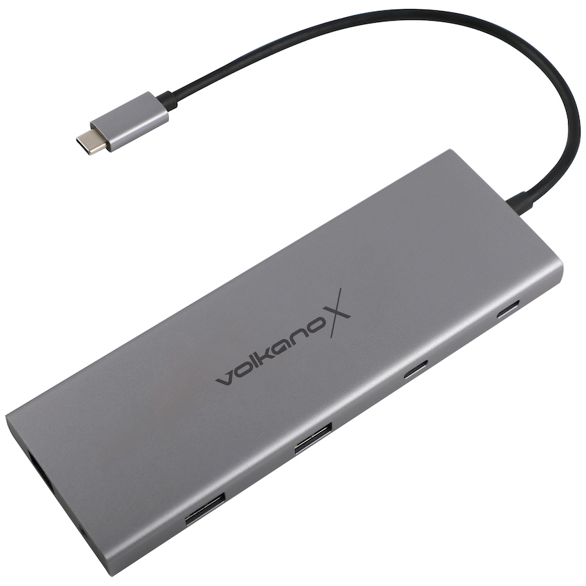 Volkano X Core series 12 in 1 USB-C Multiple Port Adaptor