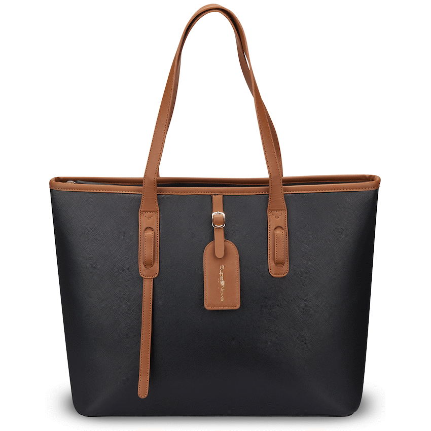 Supanova Elara Ladies 15.6" Laptop Tote Bag Black