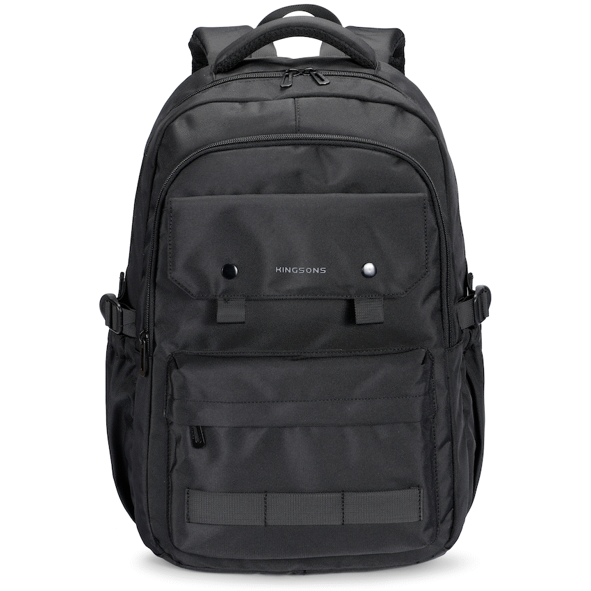 Kingsons Super-Scholar Backpack Black