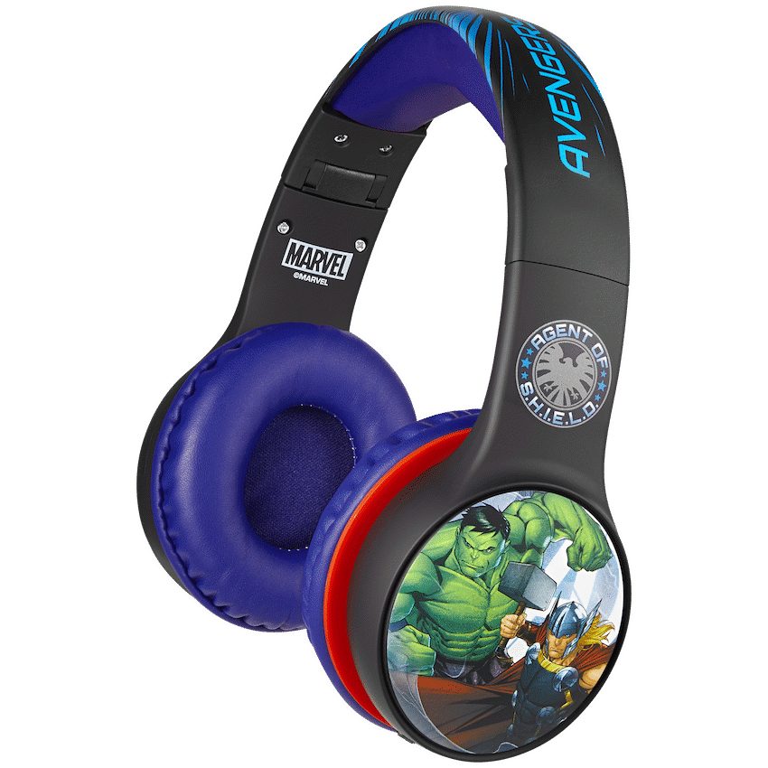 Marvel Avengers Bluetooth Headphones with dB Switch Function