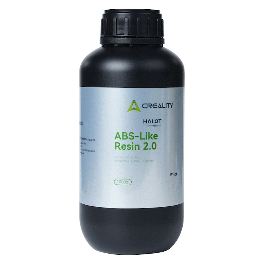 Creality ABS Resin 1kg Plastic Bottle - White