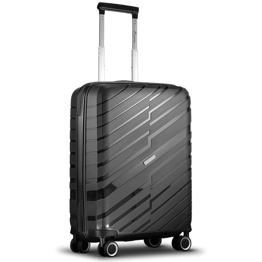 Travelwize Java PP 4-Wheel Spinner 65cm Luggage - Black