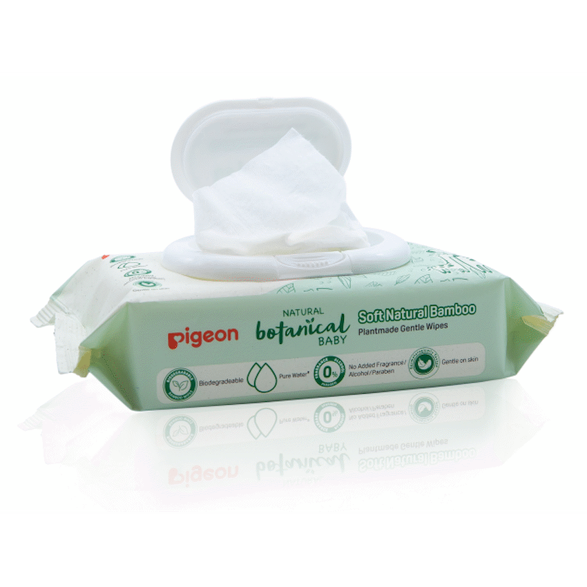 Pigeon - NATURAL BOTANICAL PLANT MADE WIPES 70'S