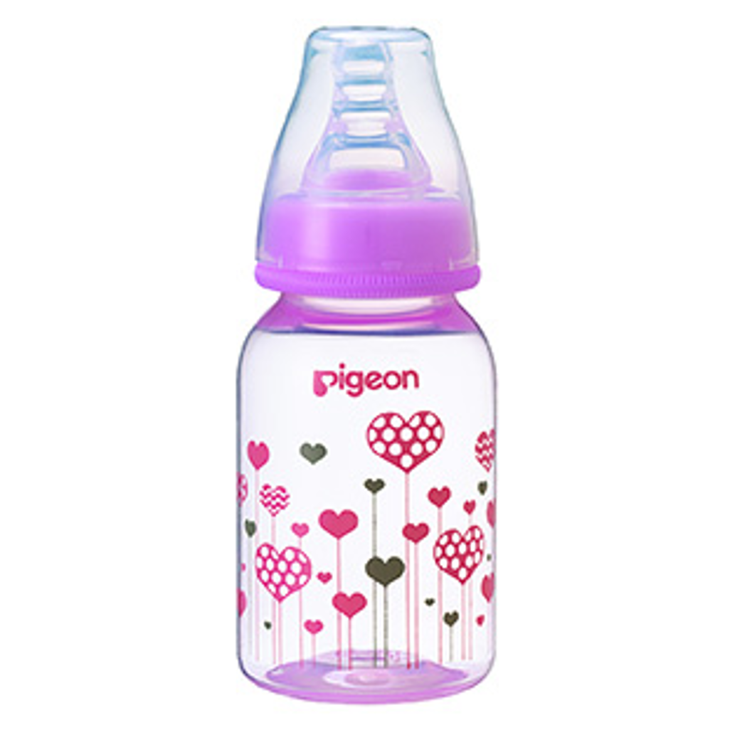 Pigeon Flexible Bottle STD Neck - Pink - 120ml