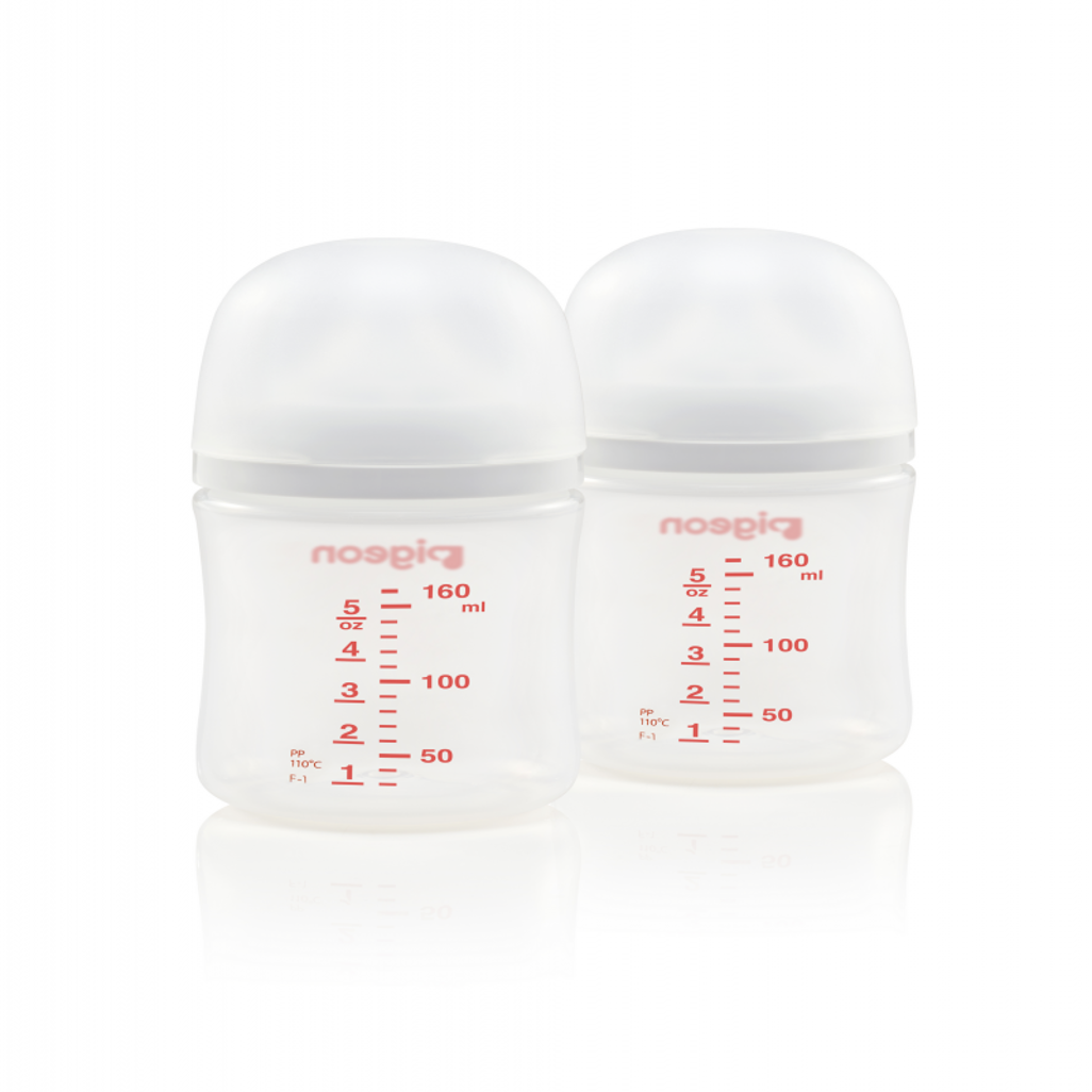 PIGEON SOFTOUCH NURSING BOTTLE 160ML - TWIN PACK